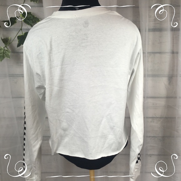 Medium Pepsi Logo Long Sleeve Graphic Raw Edge Tee - Picture 4 of 5